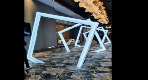 Custom 3D giant letters for Singapore event rental