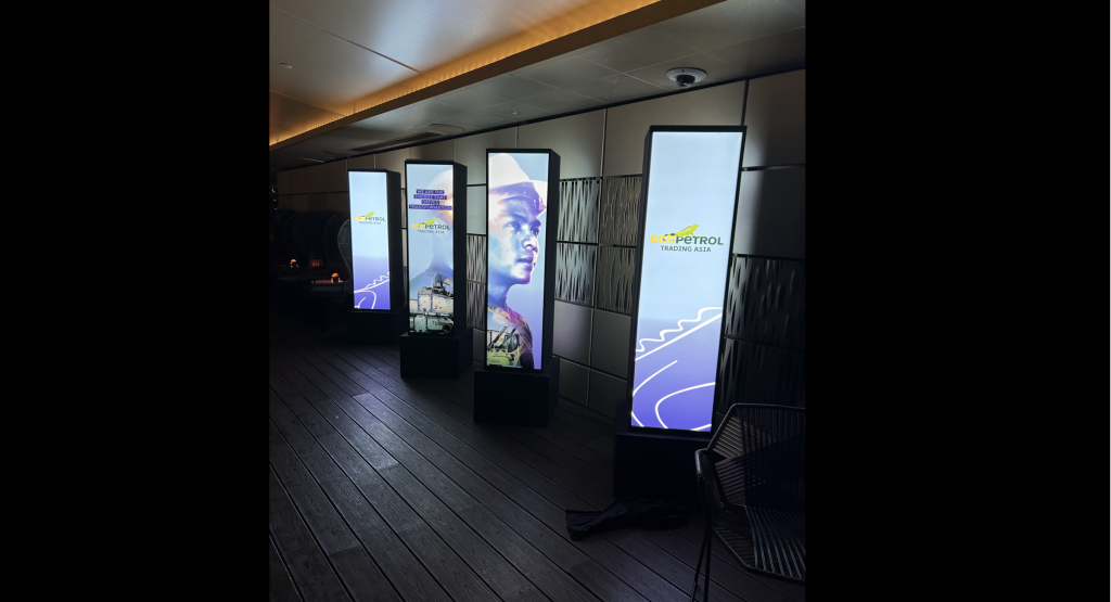 Custom 3D giant letters for Singapore event rental